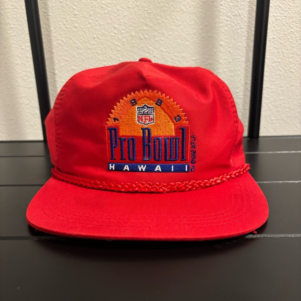 Vintage Sportcap Red 1993 NFL Pro Bowl Hawaii Snapback Hat